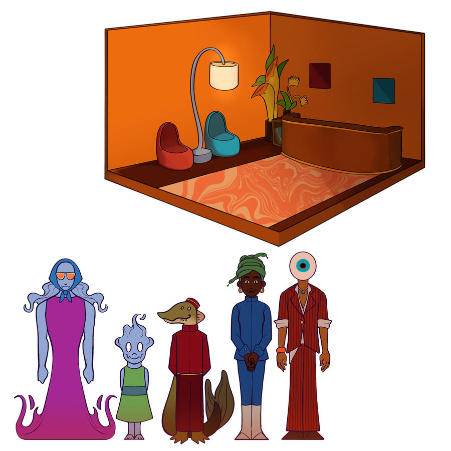 Lobby Layout + Characters