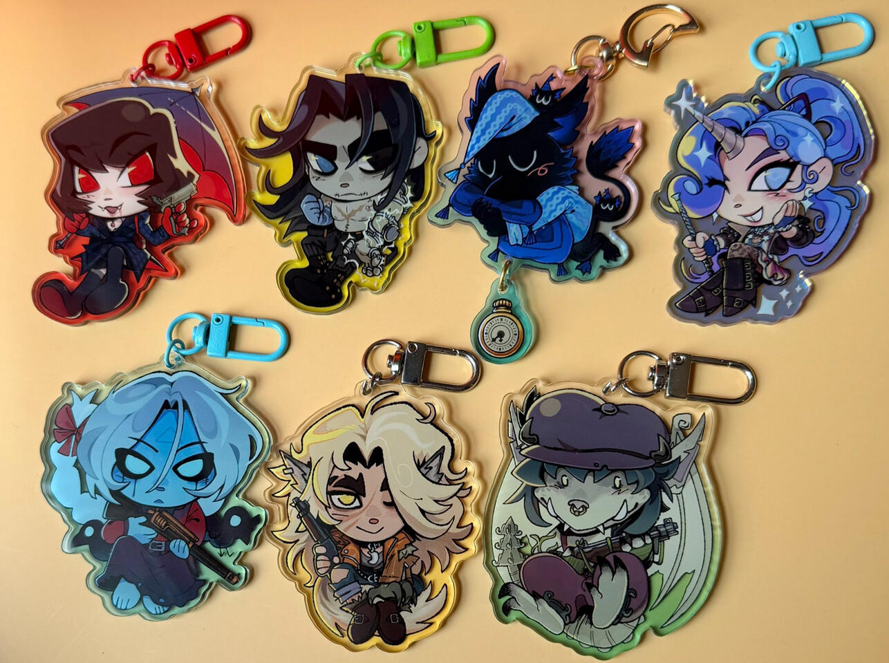 All Deadlock acrylic charms